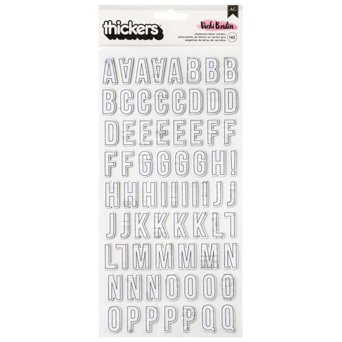 Vicki Boutin Vicki Boutin Mixed Media Thickers Stickers 142/Pkg-Alpha