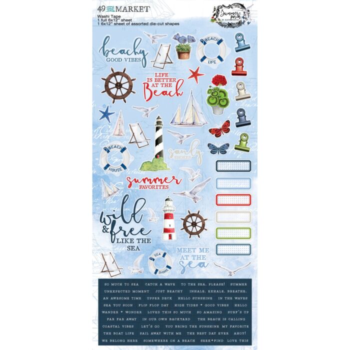 49 and Market 49 And Market Washi Sheets-Summer Porch