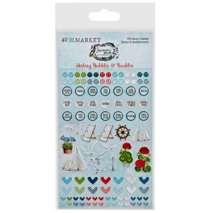 49 and Market 49 And Market Epoxy Stickers-Wishing Bubble