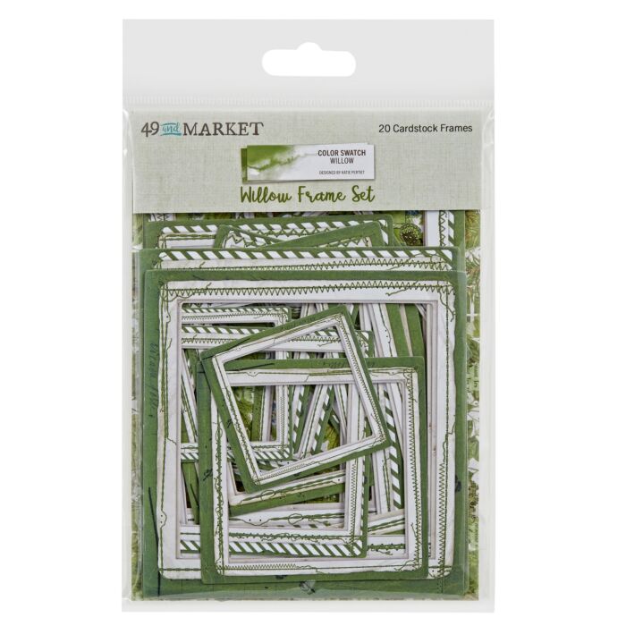 49 and Market Color Swatch: Willow Frame Set-Willow