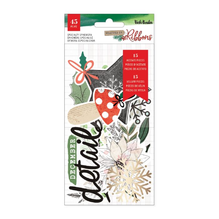 Vicki Boutin Wrapped In Ribbons Ephemera-Specialty