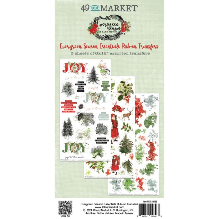 49 And Market Rub-On Transfer Set-Essentials