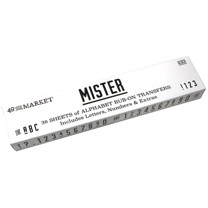 49 And Market Rub-On Transfer-Mister
