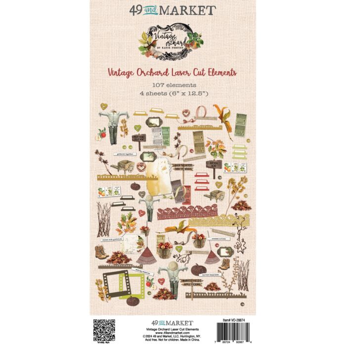49 And Market Laser Cut Outs-Vintage Orchard Elements