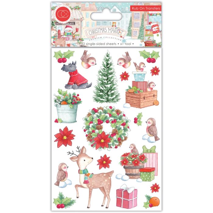 Craft Consortium Rub-Ons - Christmas Market by Craft Consortium