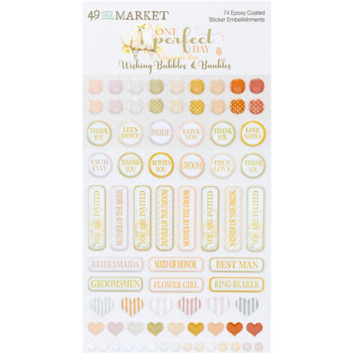 49 And Market Epoxy Stickers-One Perfect Day