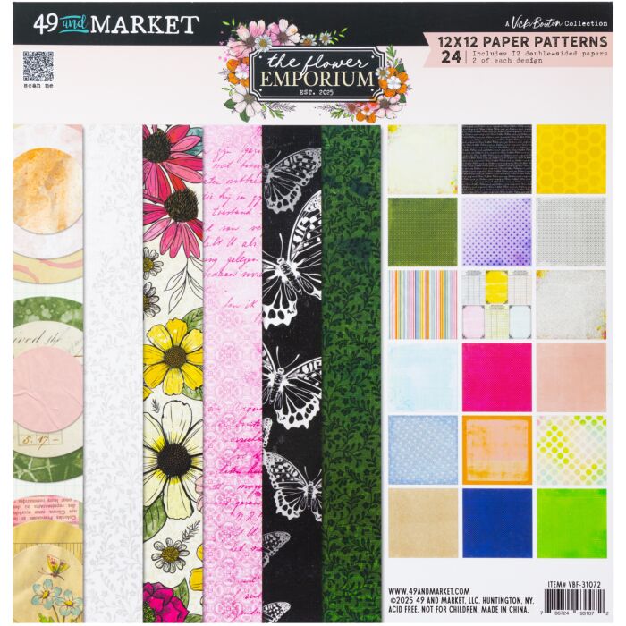 49 And Market 12"X12" Paper Pad -The Flower Emporium