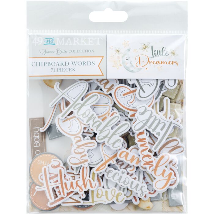 49 and Market Chipboard Set-Little Dreamer