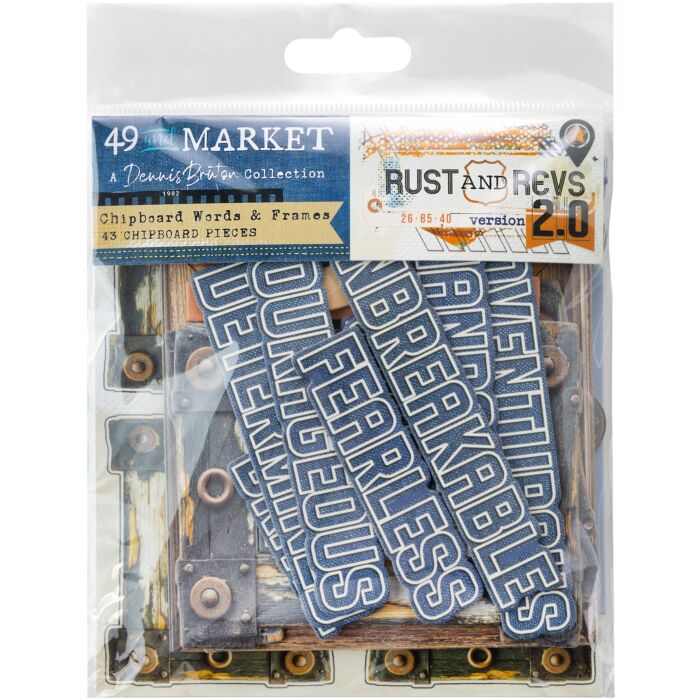 49 and Market Chipboard Set-Rust & Revs 2.0