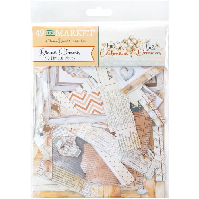 49 And Market Die-Cut Elements-Little Dreamer/Little Celebrations