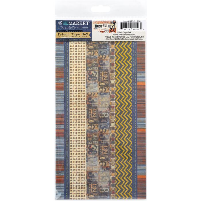 49 And Market Rust Tape Sheet Set-Rust & Revs 2.0 