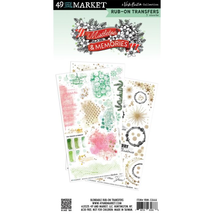 49 And Market Rub-On Transfer Set-Blendable