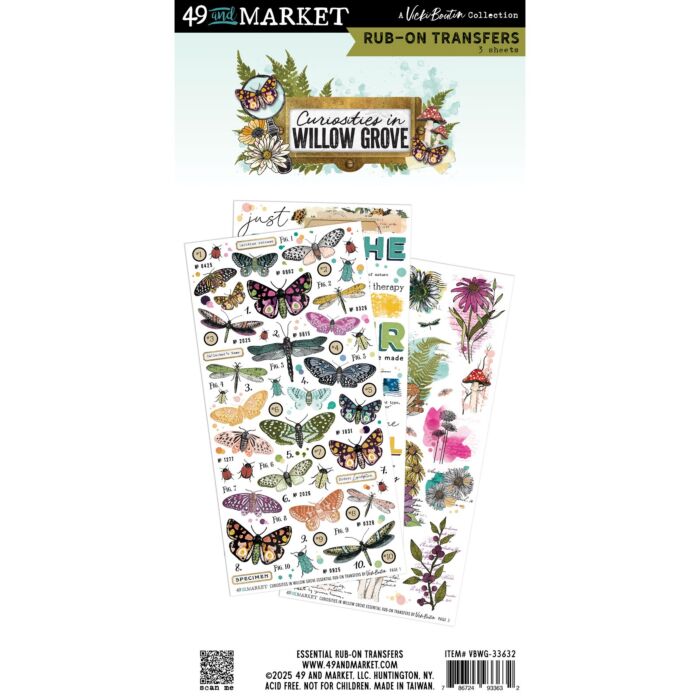 49 And Market Rub-On Transfer Set-Essential