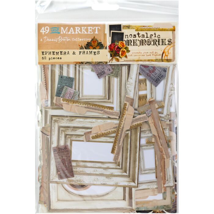 49 And Market Nostalgic Memories Ephemera and Frames - Set by 49 and Market