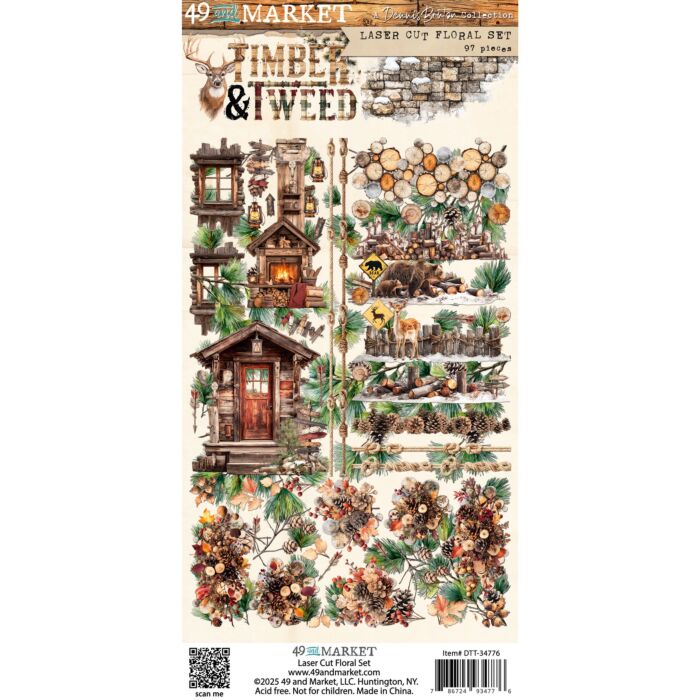 49 And Market Laser Cut Outs - Floral