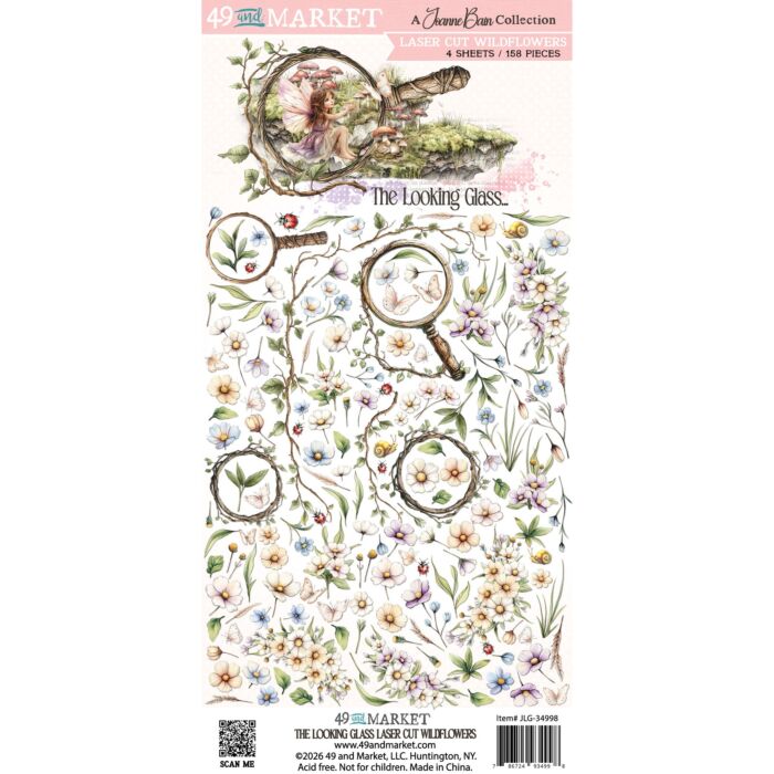 49 And Market Laser Cut Outs - Wildflowers