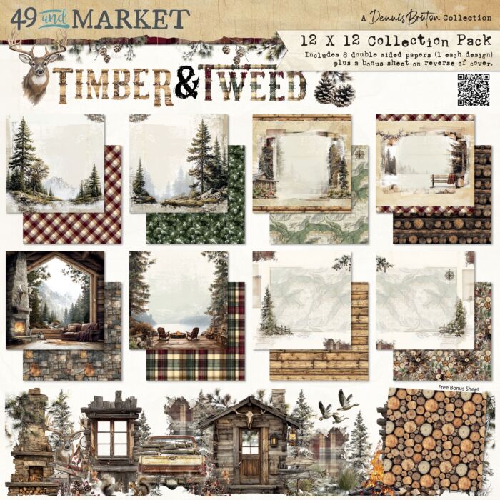 49 And Market Timber And Tweed Collection Pack 12x12