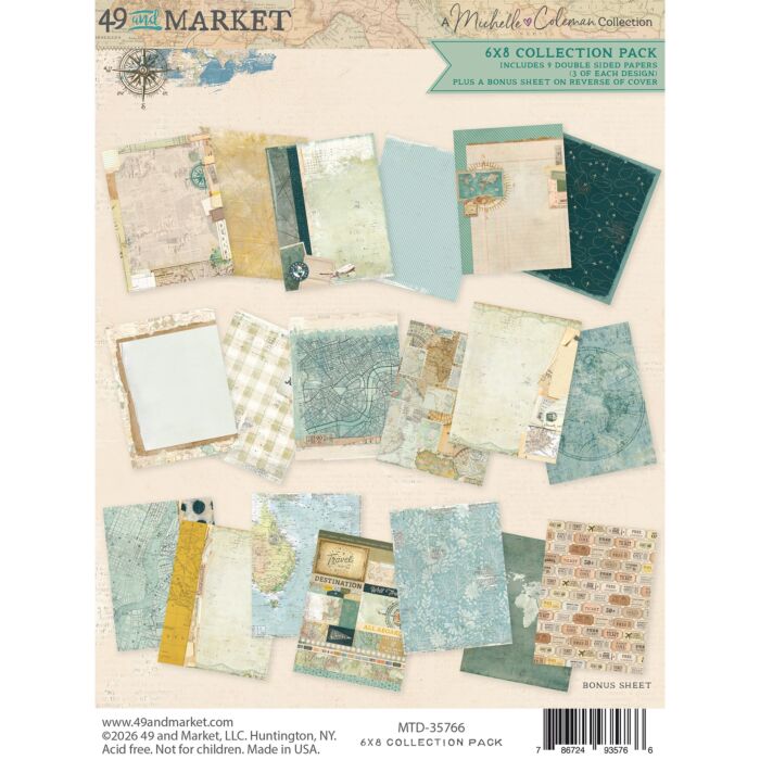49 and Market Collection Pack 6"X8" - Travel Diaries by 49 and Market