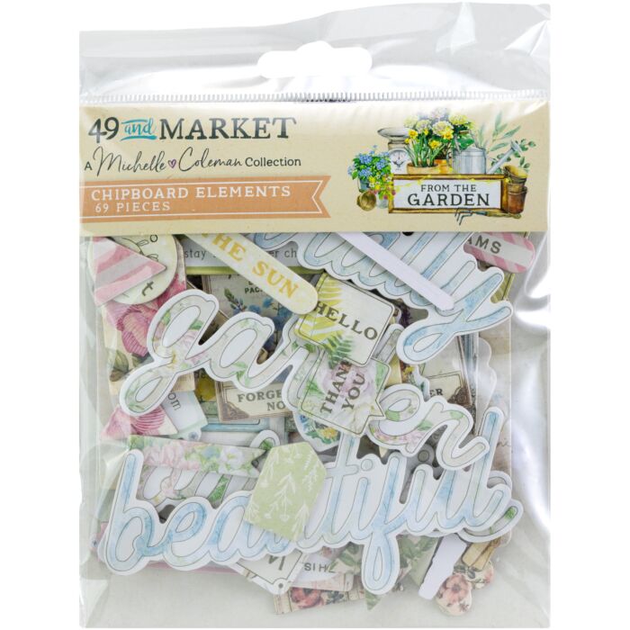 49 and Market Chipboard Set - From the Garden by 49 and Market