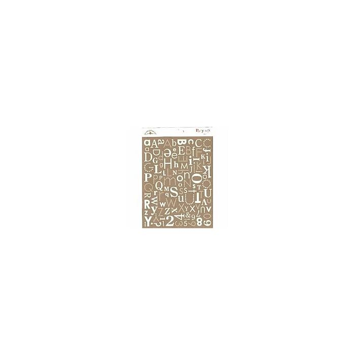 Doodlebug - Party Mix Medium Rub-Ons-Lily White