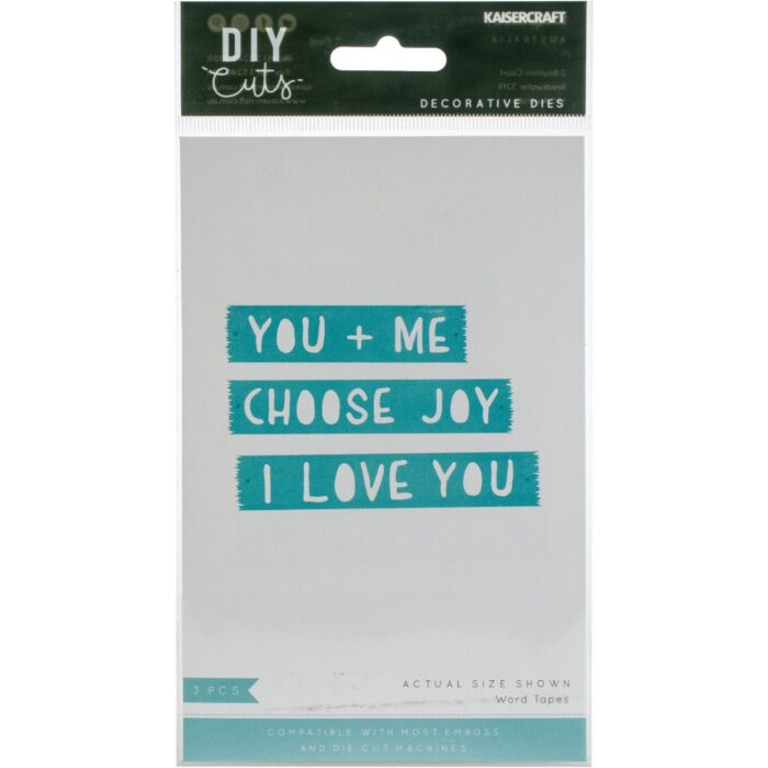 Kaisercraft Decorative Die-word Tapes