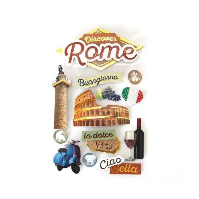 Paper House Discover Rome 3D Stickers