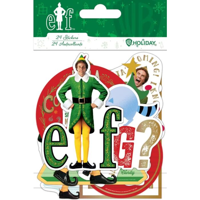 Paper House Scrapbook Stickers - Elf Die Cut Sticker Pack