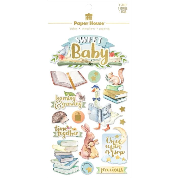Paper House 3D Scrapbook Stickers - Sweet Baby