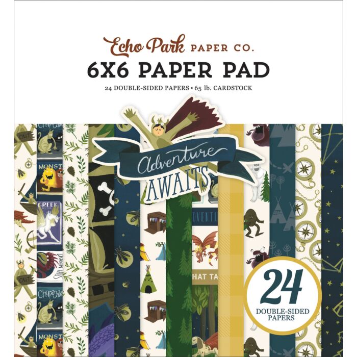 Echo Park - 6"x6" Paper Pad - Adventure Awaits