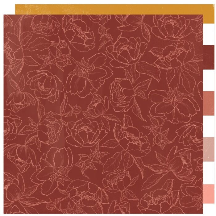 Heidi Swapp - Honey and Spice Collection - 12 x 12 Double Sided Paper - Cider House