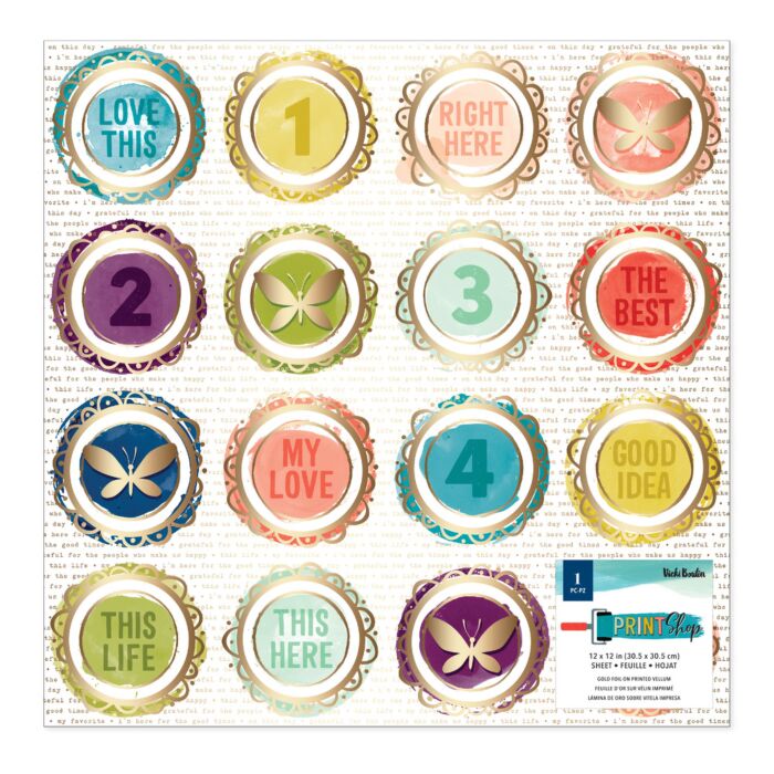 Vicki Boutin Mixed Media 12X12 Specialty Paper