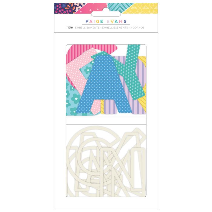 American Crafts Paige Evans Alpha Shapes