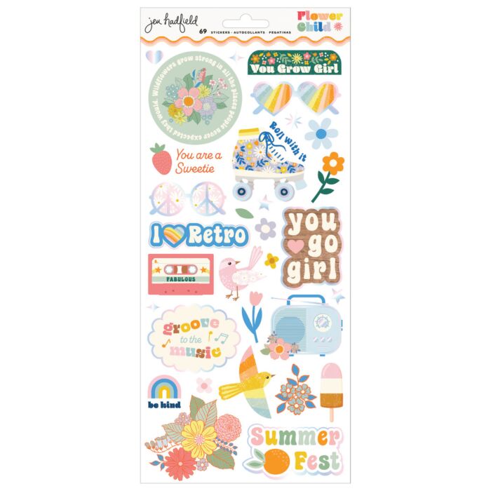 American Crafts Jen Hadfield 6X12 Stickers