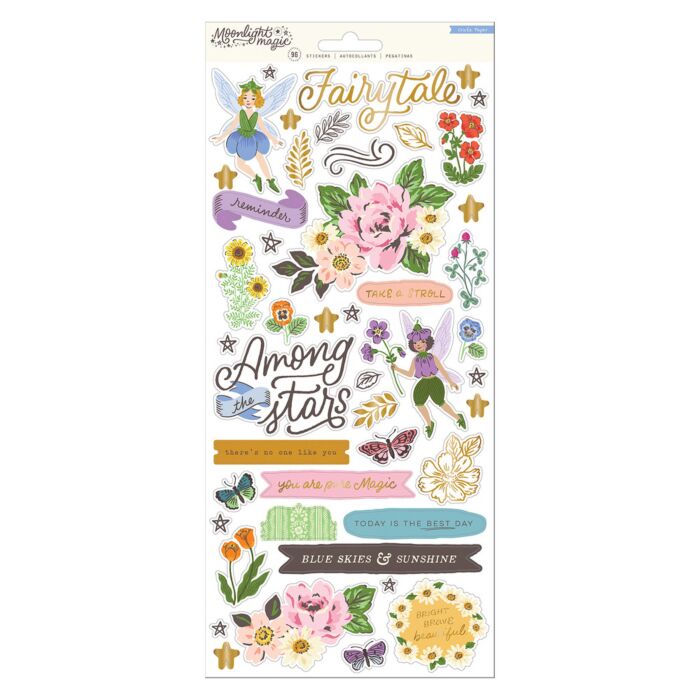 Crate Paper 6X12 Clear Stickers