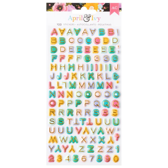 American Crafts Puffy Stickers