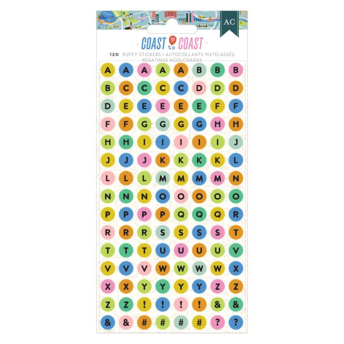 American Crafts Puffy Stickers