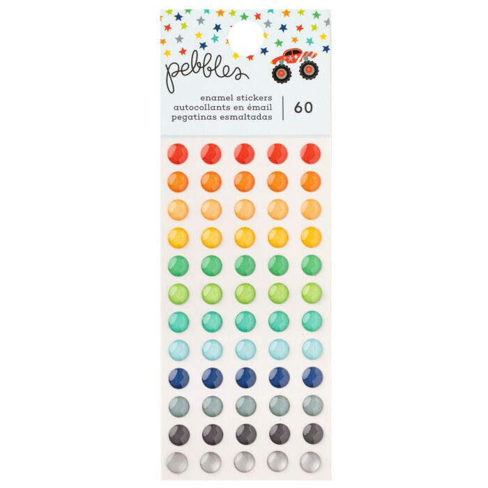 American Crafts Pebbles Enamel Dots