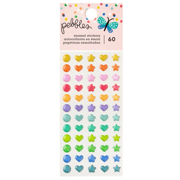 American Crafts Pebbles Enamel Dots