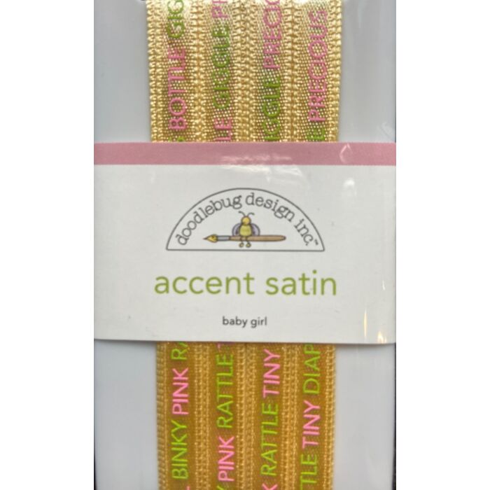 Doodlebug Ribbon - Accent Satin - Baby Girl