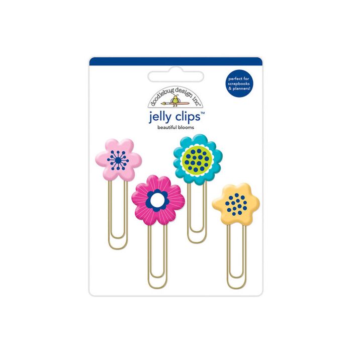 Doodlebug - Jelly Clips - Beautiful Blooms