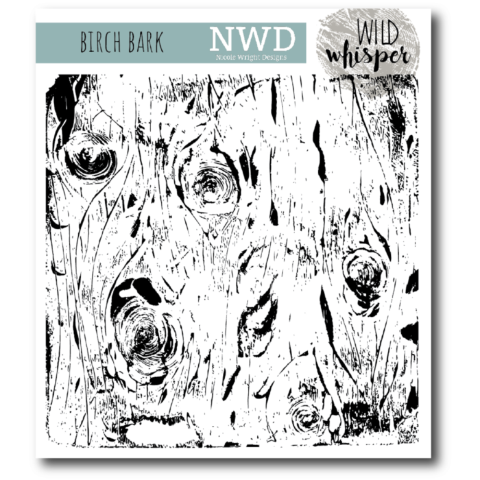 Wild Whisper - NICOLE WRIGHT BIRCH BARK - 6X6 STAMP SET