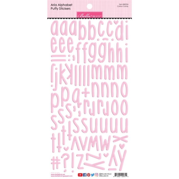 Bella BLVD Puffy Stickers