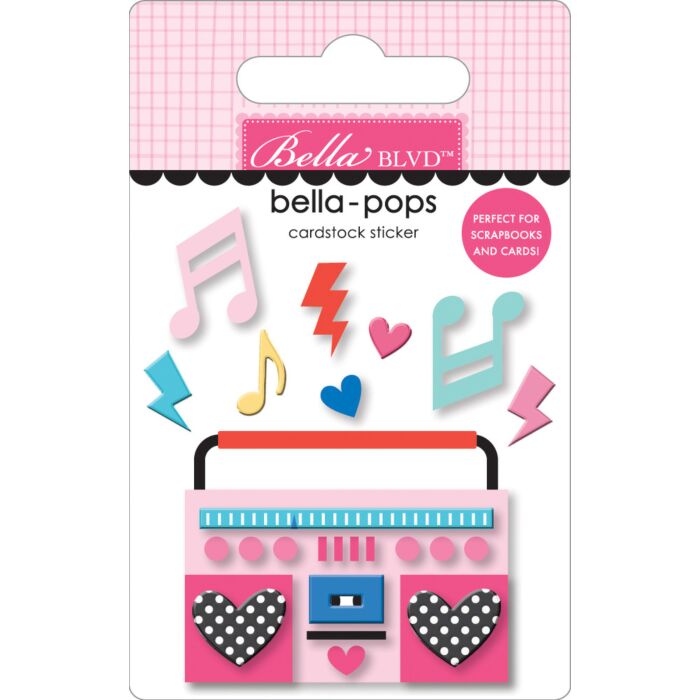 Bella BLVD Bella-Pops 3D Cardstock Sticker