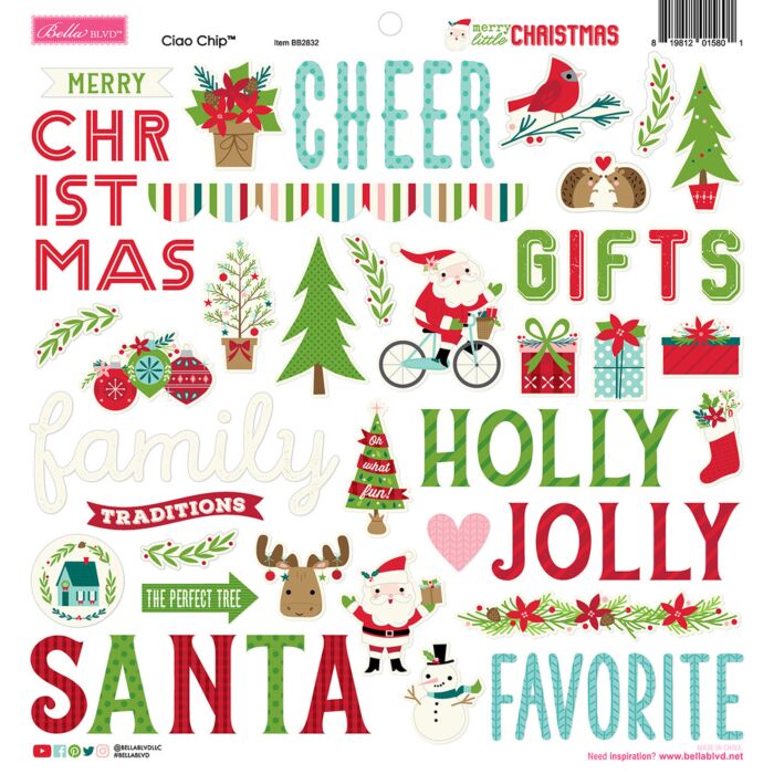 Bella BLVD Ciao Chipboard Icons