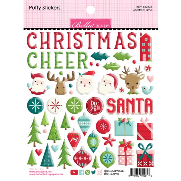 Bella BLVD Puffy Stickers