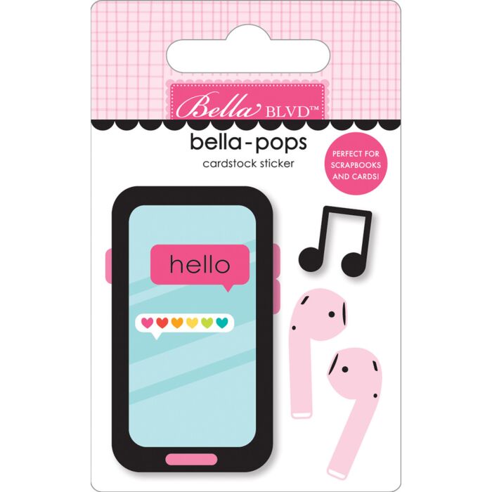 Bella BLVD Bella-pops 3D Cardstock Sticker