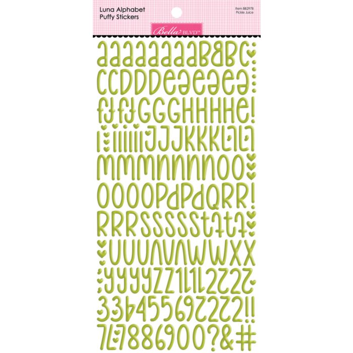 Bella BLVD Puffy Stickers
