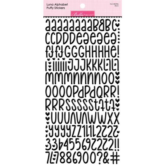 Bella BLVD Puffy Stickers