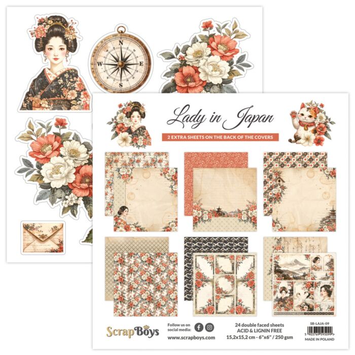 ScrapBoys 6X6 Paper Pad