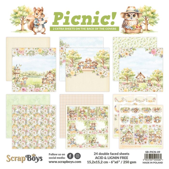 ScrapBoys 6X6 Paper Pad